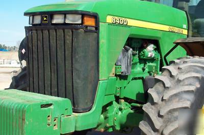 New john deere 8400 row crop tractor 225 hp, interior