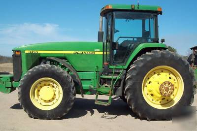 New john deere 8400 row crop tractor 225 hp, interior