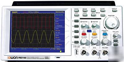 Owon PDS7102T portable digital storage oscilloscope