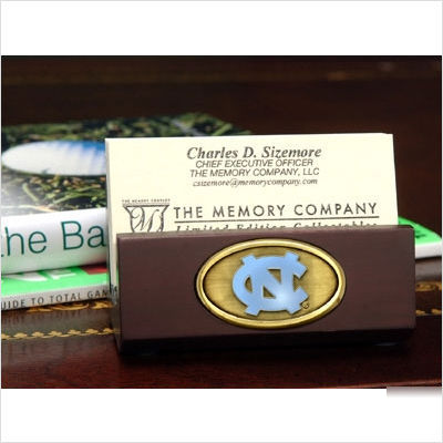 University of north carolina business card holder