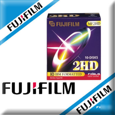 10 fuji mf-2HD floppy disk 3.5