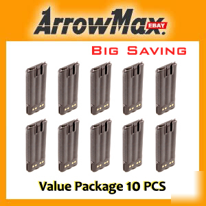 10 x motorola XTS3000 XTS3500 XTS5000 ni-cd battery