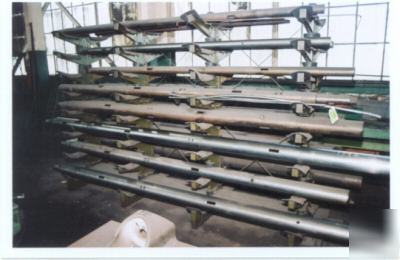 Boring bars for horizontal boring mills 