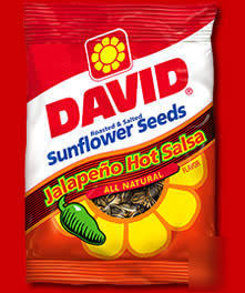 Conagra david sunflower seeds hot salsa flavor 12PKS