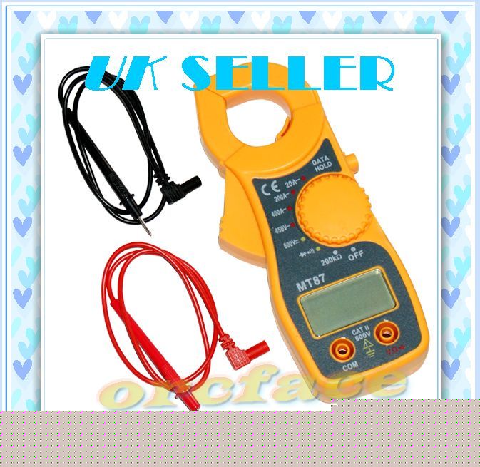 Digital lcd clamp meter voltage volt ac/dc amp meter uk