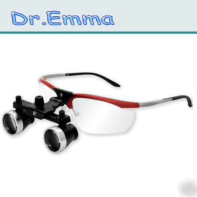 Dr.emma 2.5XX dental loupes 420MM deldry frame
