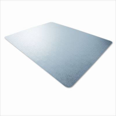 Floortex polycarbonate chair mat, 48 x 53, clear