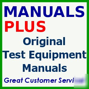 Hp model 562A operating and service manual