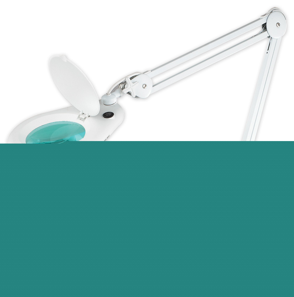 Led magnifier lamp - adjustable arm large 5