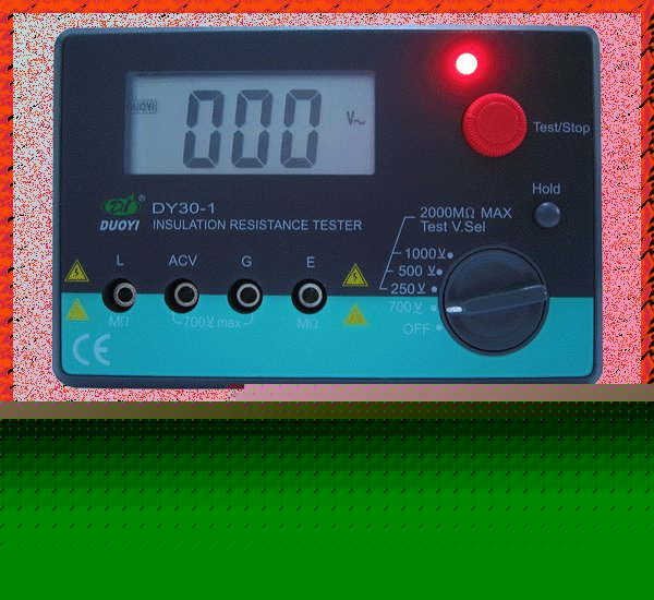 New led/lcd digital insulation resistance tester meter