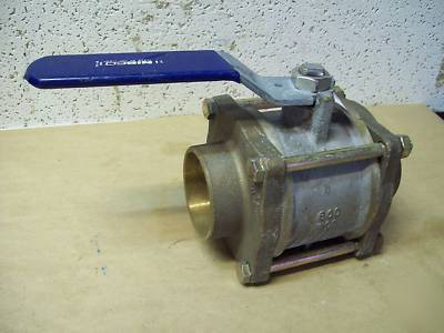 Nib ball valve 2 1/2 bronze solder end co 595Y66 < 845E2