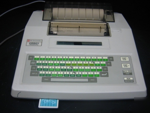 Shimadzu CR501 hplc chromatopac integrator w ic card