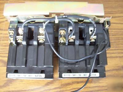 Squared type SAO1 single phase motor contactors size 00