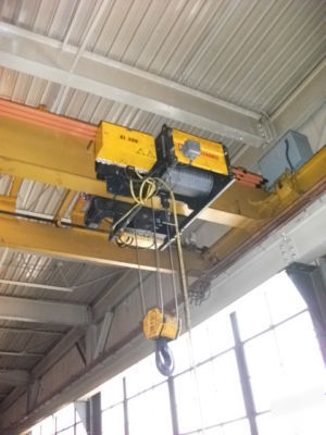 Crane,overhead,5 ton, 35 ft. span, kone xl series hoist