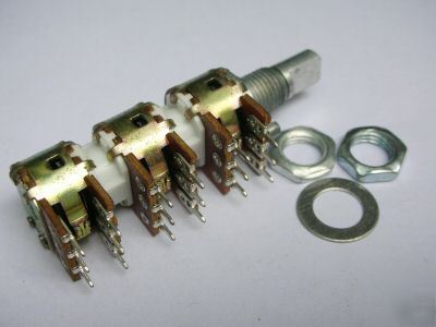 100,panel pcb mini triple-deck b-50K potentiometer,P004