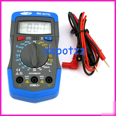 Lcr inductance, capacitance resistance meter tester DE3