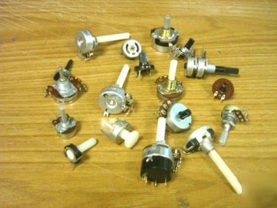 Mixture of vintage potentiometers (stock ref: 64MIX8)