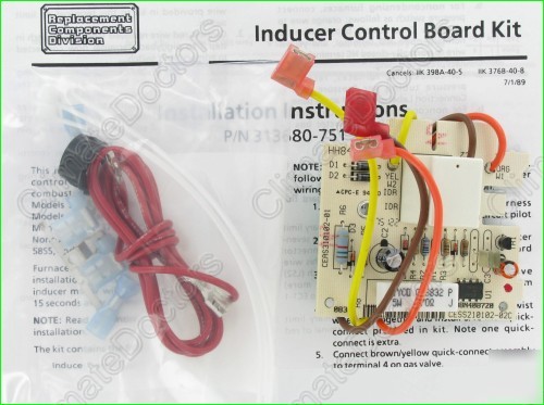 New carrier bryant 313680-751 inducer control board 