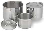New nsf stainless steel stock pot with lid, 20 qt