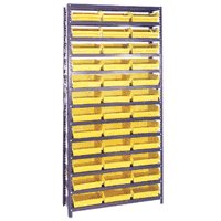 New quantum storage 36 bin shelf unit-12 x 36 X75 