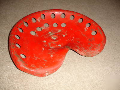  old antique steel farm tractor seat 