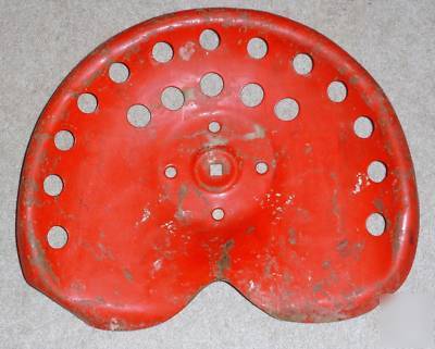  old antique steel farm tractor seat 