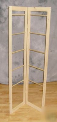 Dowel display - use for ornaments, towels, suncatchers