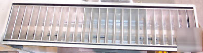 12 rectangle 4FT fluorescent light fixtures commercial