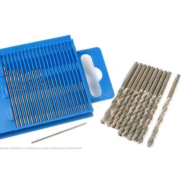 30 diamond coated twist drill bits metalworking tools