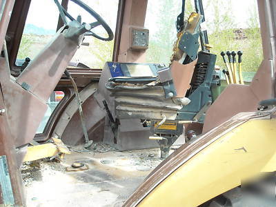 580K case backhoe 1988 extendahoe 2X2