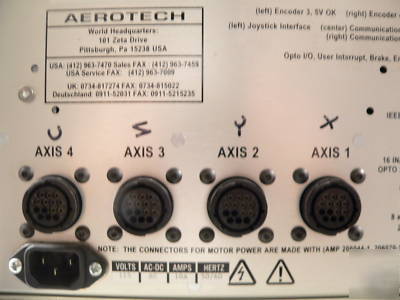 Aerotech unidex 511 - version 5.09