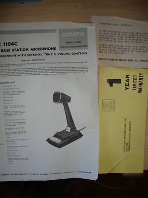 Astatic 1104C microphone