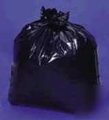 Can liner - 43 x 48 - black - high density - 56 gal
