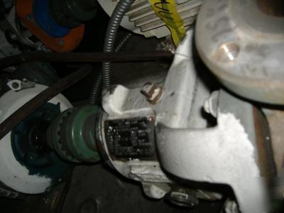 Durco mark iii 3X2X6 s/s centrifugal pump, 7.5 hp 