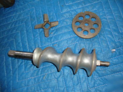 Hobart meat grinder attachment #12 mixer hub original