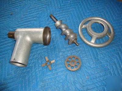 Hobart meat grinder attachment #12 mixer hub original