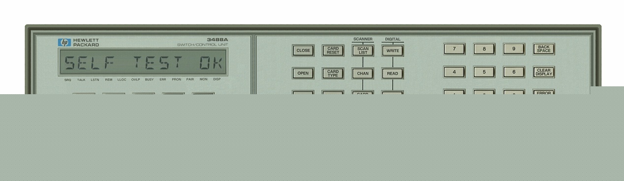 Hp agilent 3488A ate switcher gpib contoller loaded 