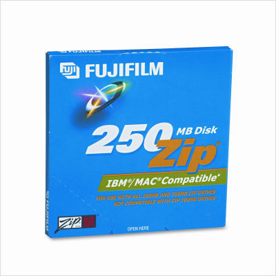 Ibm/mac compatible zip disk, 250MB