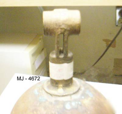 Large heavy duty copper / bronze water trough float 