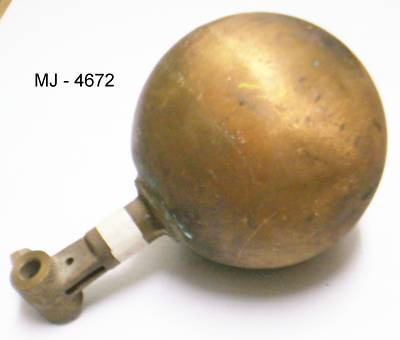 Large heavy duty copper / bronze water trough float 