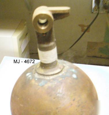 Large heavy duty copper / bronze water trough float 