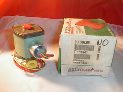 New asco red-hat 8262G263 solenoid valve 2 way no 1/4
