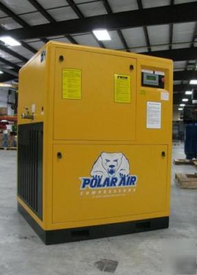 New eaton 25 hp 3 phase rotary screw air compressor 
