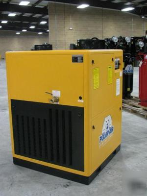 New eaton 25 hp 3 phase rotary screw air compressor 