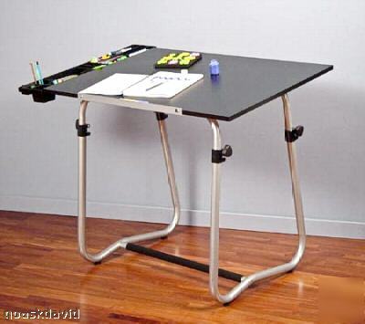 New studio rta tech drafting art drawing table - silver 