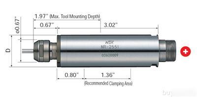 Nsk nakanishi spindle -2551 0.98