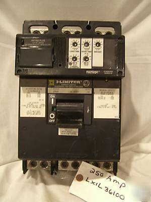 Square d LXIL36100 circuit breaker 100A i-limiter 600V
