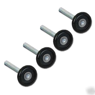Stanley 73-0780 garage door solid wheel roller 4 pc set