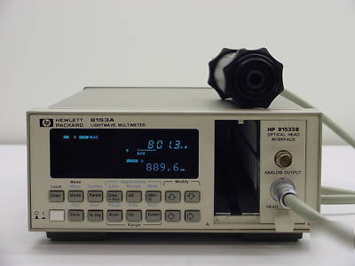 Agilent / hp 8153A + 81533B + 81525A (800-1650NM)