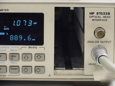 Agilent / hp 8153A + 81533B + 81525A (800-1650NM)